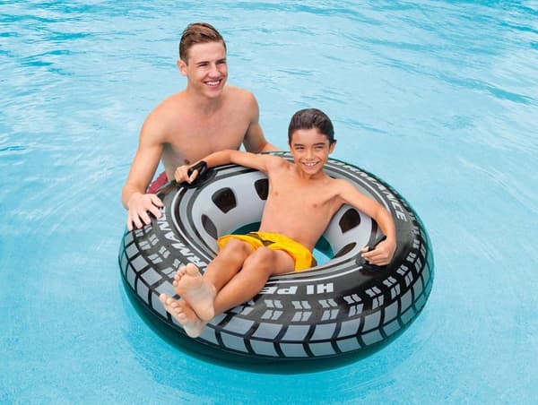 Svømmering, Monster Truck-dekk, diameter 114 cm, INTEX 56268
