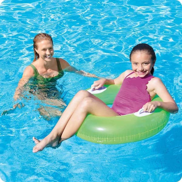Uimarengas kahvoilla 76 cm vihreä INTEX 59258