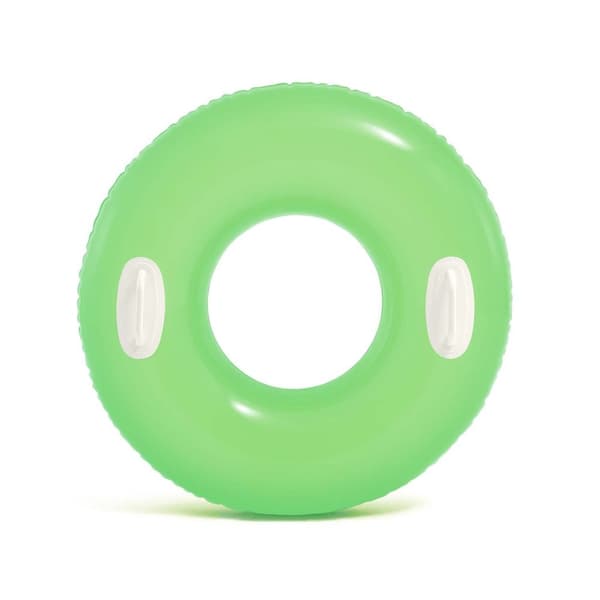 Svømmering med håndtak 76 cm grønn INTEX 59258