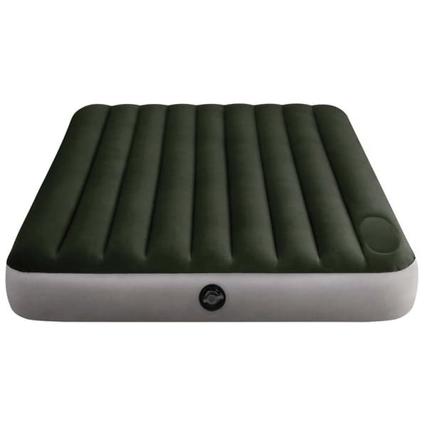 Oppblåsbar madrass 203x152x25 cm med innebygget fotpumpe INTEX 64763