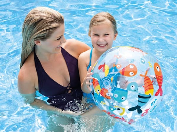 Puhallettava rantapallo 51 cm INTEX 59040 -kalaprintillä