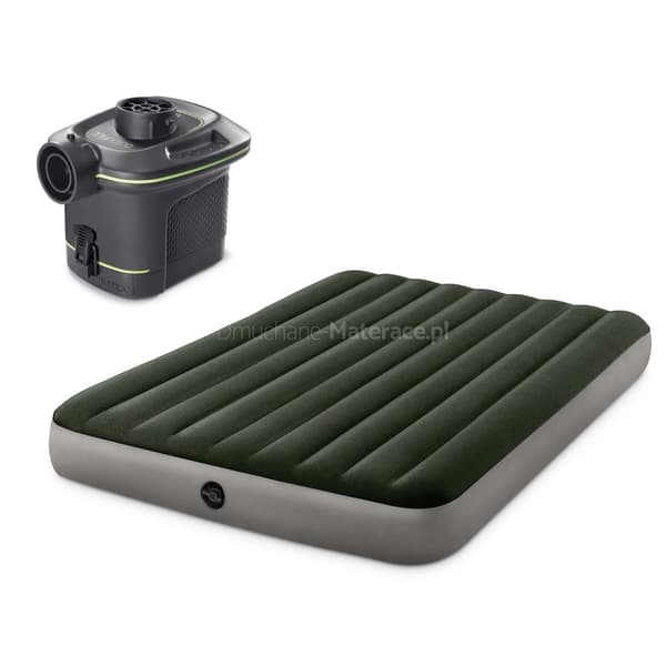 Uppblåsbar madrass 203x152x25 cm med elektrisk pump INTEX 64779