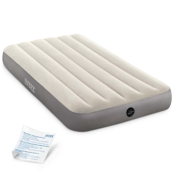 Oppblåsbar madrass 191x99x25 cm enkel INTEX 64101