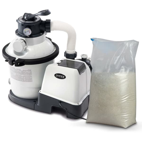 Sandfilterpumpe 5700 l/t INTEX 26644 + 25 kg sand