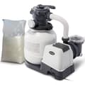 Miniatyrbilde 1 av 3: Sandfilterpumpe 7900 l/t INTEX 26646 + sand 25 kg