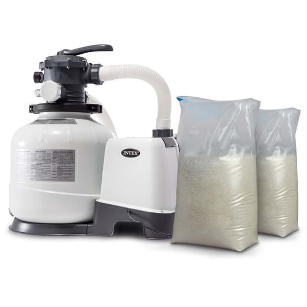 Sandfilterpumpe 10500 l/t INTEX 26648 + 50 kg sand