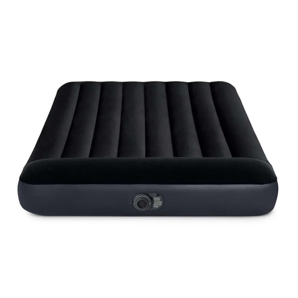 Oppblåsbar madrass 203x152x25 cm med innebygd elektrisk pumpe INTEX 64150