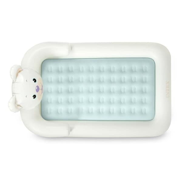 Oppblåsbar madrass 178x114x71 cm med INTEX 66814NP stempelpumpe