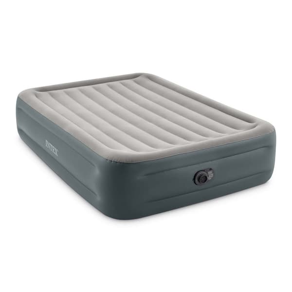 Oppustelig madras 203x152x46 cm med indbygget elektrisk pumpe INTEX 64126ND