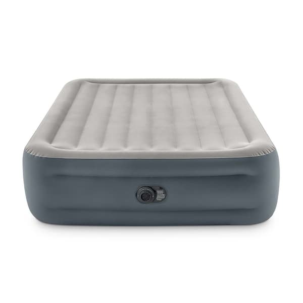 Oppustelig madras 203x152x46 cm med indbygget elektrisk pumpe INTEX 64126ND