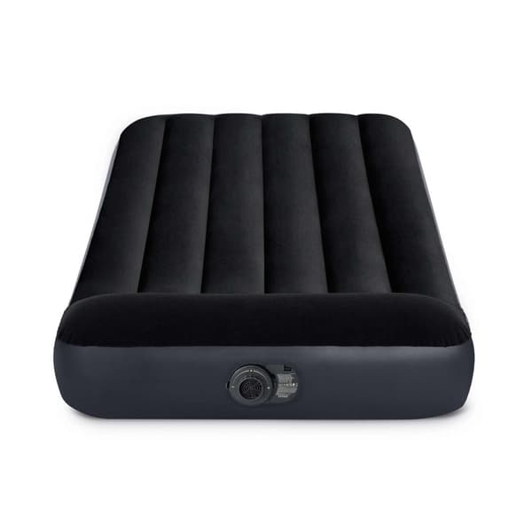 Oppblåsbar madrass 191x99x25 cm med innebygd elektrisk pumpe INTEX 64146ND