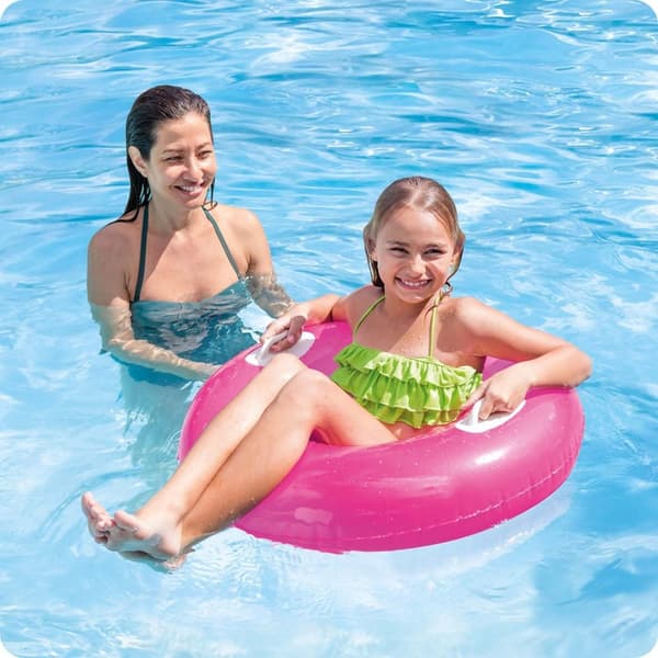 Uimarengas kahvoilla 76 cm pinkki INTEX 59258
