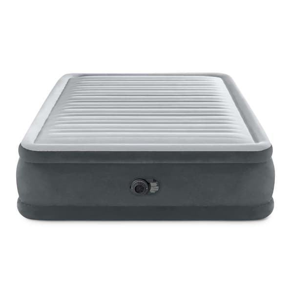 Oppblåsbar madrass 203x152x46 cm med innebygd elektrisk pumpe INTEX 64414ND