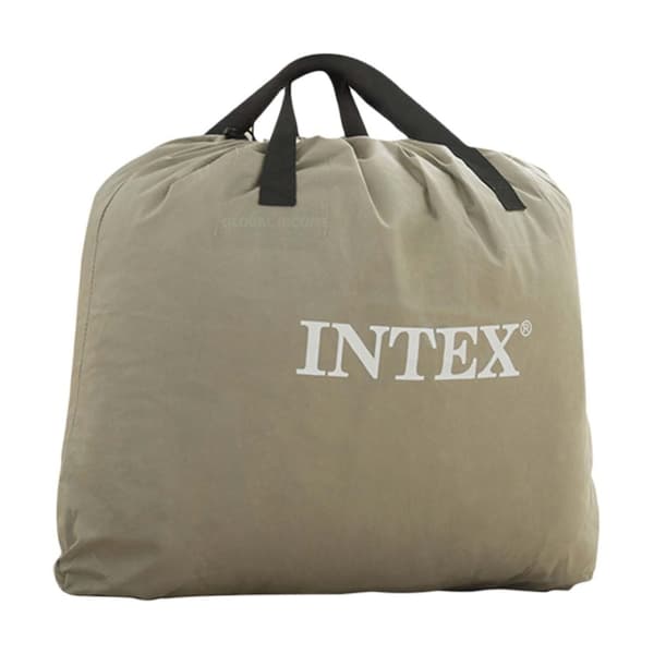 Oppustelig madras 203x152x42 cm med indbygget elektrisk pumpe INTEX 64136ND