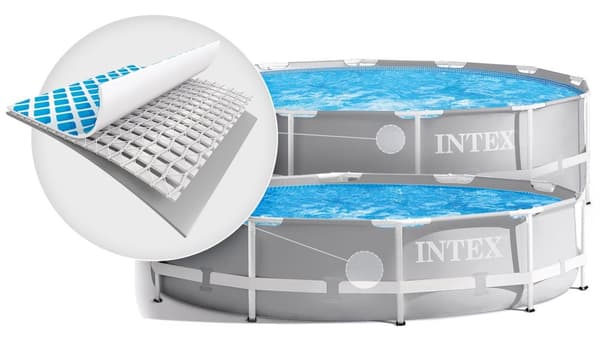 Ram trädgårdspool 366 x 76 cm 16in1 INTEX 26712 + bubbelmaskin GRATIS