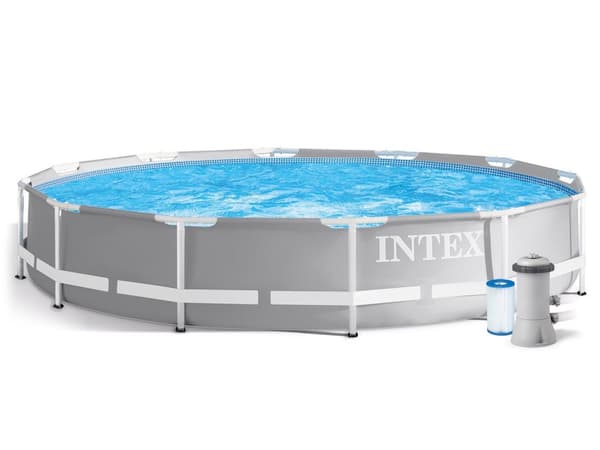 Ram trädgårdspool 366 x 76 cm 16in1 INTEX 26712 + bubbelmaskin GRATIS