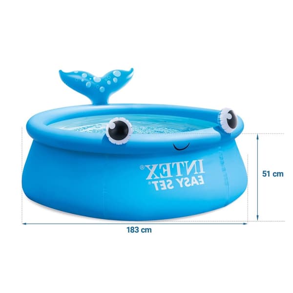 Hvaludvidelse havepool 183 x 51 cm INTEX 26102