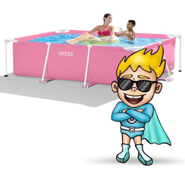 Ramme havepool 220 x 150 x 60 cm INTEX 28266