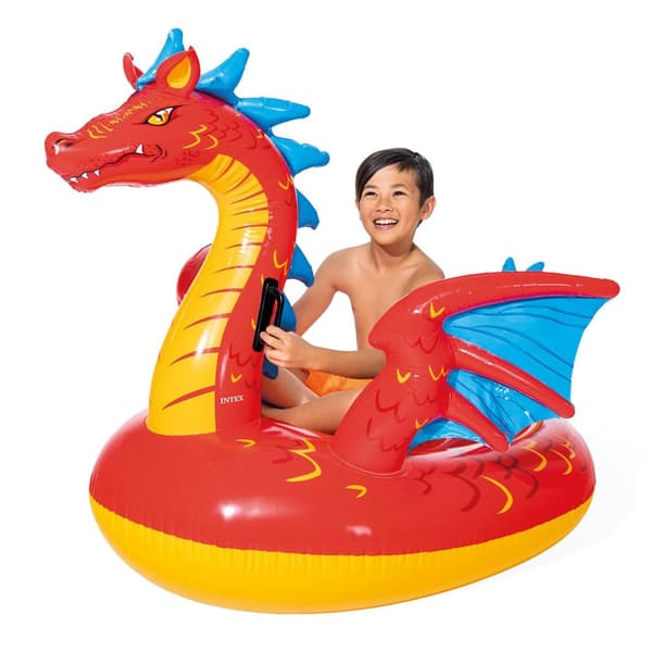 INTEX 57577 dragon uppblåsbar madrass