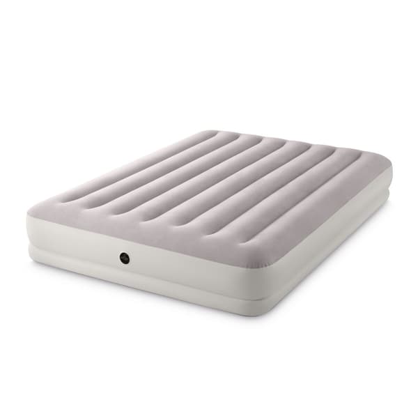 Oppustelig madras 203x152x30 cm med elektrisk pumpe INTEX 64179