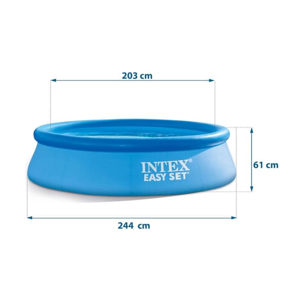Udvidelsesbassin til have 244 x 61 cm 16in1 INTEX 28106