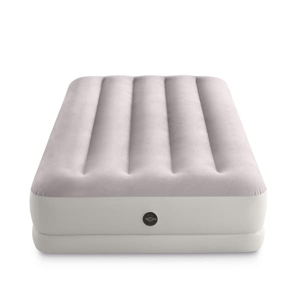 Oppblåsbar madrass 191x99x30 cm med elektrisk pumpe INTEX 64177