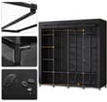 Miniatyrbilde 4 av 8: Stor tekstilgarderobe Massido MS-804 sort