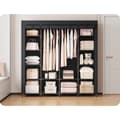 Miniatyrbilde 5 av 8: Stor tekstilgarderobe Massido MS-804 sort