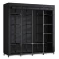 Miniatyrbilde 6 av 8: Stor tekstilgarderobe Massido MS-804 sort