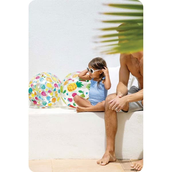 Uppblåsbar badboll med glada fiskar 51 cm INTEX 59040
