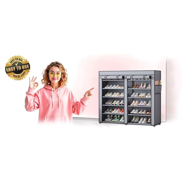 Massido MS-805 grafit tekstil skoskab