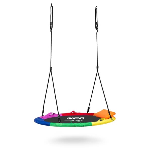 Swingo XXL monivärinen haikaranpesäkeinu 120 cm