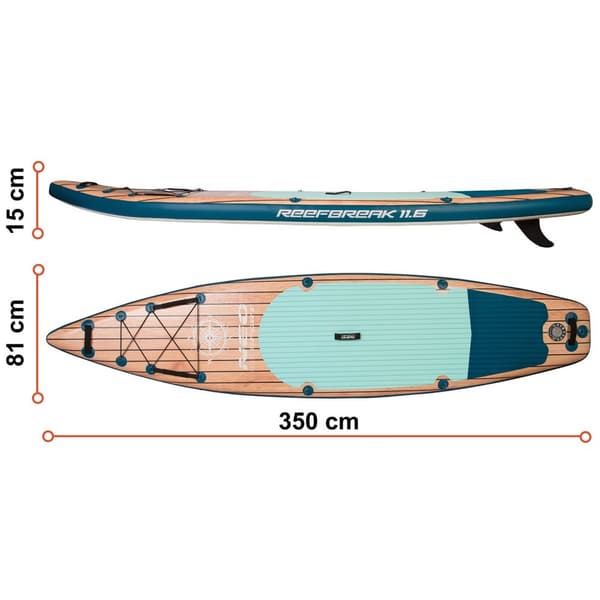 Reefbreak SUP-brett 350 x 81 x 15 cm Neo-Sport 170304