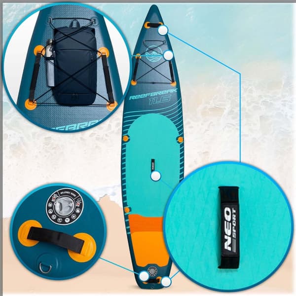 Reefbreak SUP-brett 350 x 81 x 15 cm Neo-Sport 170301