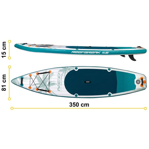 Reefbreak SUP-brett 350 x 81 x 15 cm Neo-Sport 170305