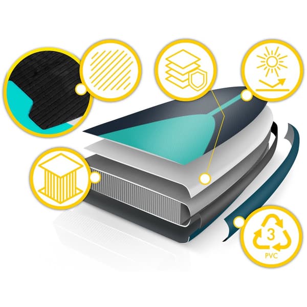 Reefbreak SUP board 350 x 81 x 15 cm Neo-Sport 170303