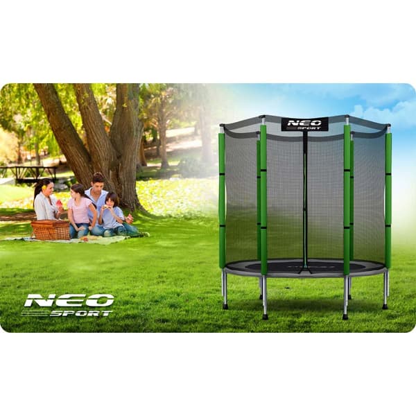 Hagetrampolin for barn 140 cm 4,5 fot Neo-Sport