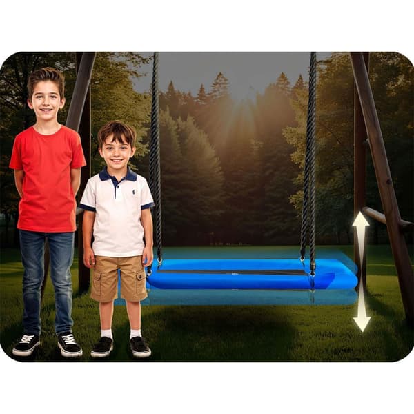 Rektangulær storkeredegynge Neo-Sport Swingo 110 x 70 cm