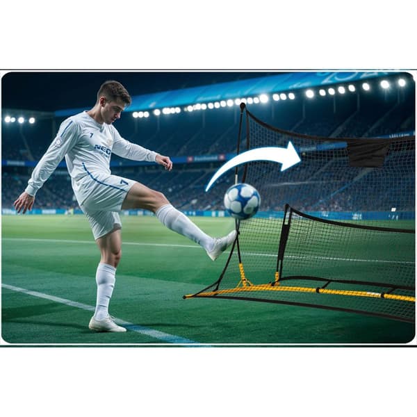 Neo-Sport rebounder træningsnet 210 x 120 x 35 cm