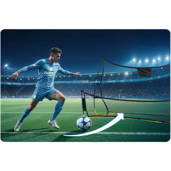 Neo-Sport rebounder træningsnet 210 x 120 x 35 cm