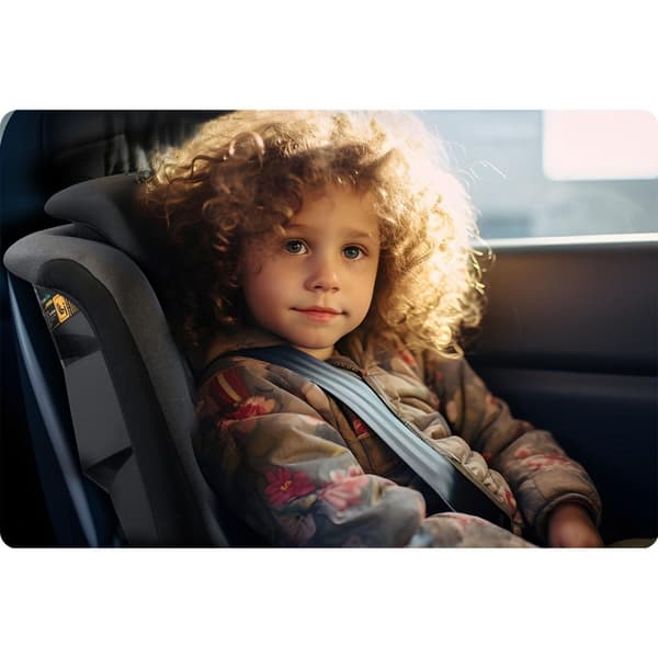 Nukido Louis Soft Bilsete Svart/Grå 15-36kg ISOFIX