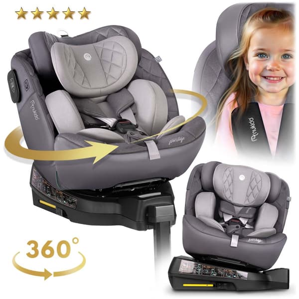 Nukido Prestige Line Bilbarnstol Grå 0-36kg ISOFIX