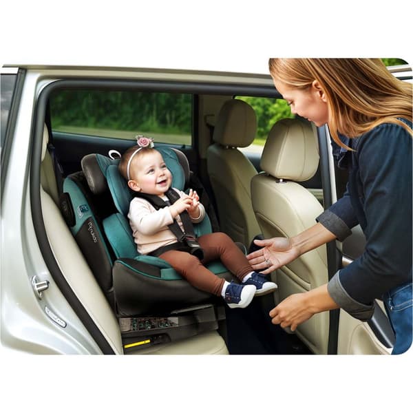 Nukido Prestige Line turvaistuin musta/sininen 0-36kg ISOFIX