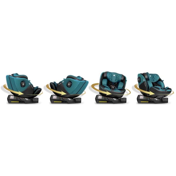 Nukido Prestige Line turvaistuin musta/sininen 0-36kg ISOFIX