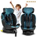 Pikkukuva 8 / 9: Nukido Prestige Line turvaistuin musta/sininen 0-36kg ISOFIX