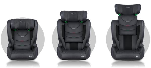 Nukido Louis Soft turvaistuin harmaa15-36 kg ISOFIX
