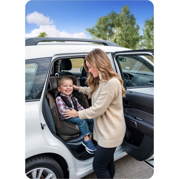 Nukido Prestige Line Bilbarnstol Svart/Grå 0-36kg ISOFIX