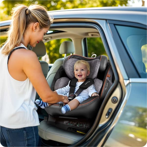 Nukido Prestige Line Bilbarnstol Svart/Grå 0-36kg ISOFIX