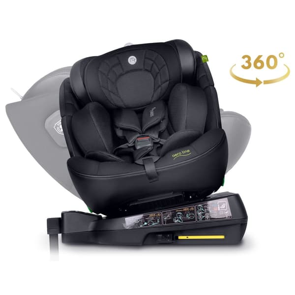 Nukido Aero Line Autostol Sort 0-36kg ISOFIX