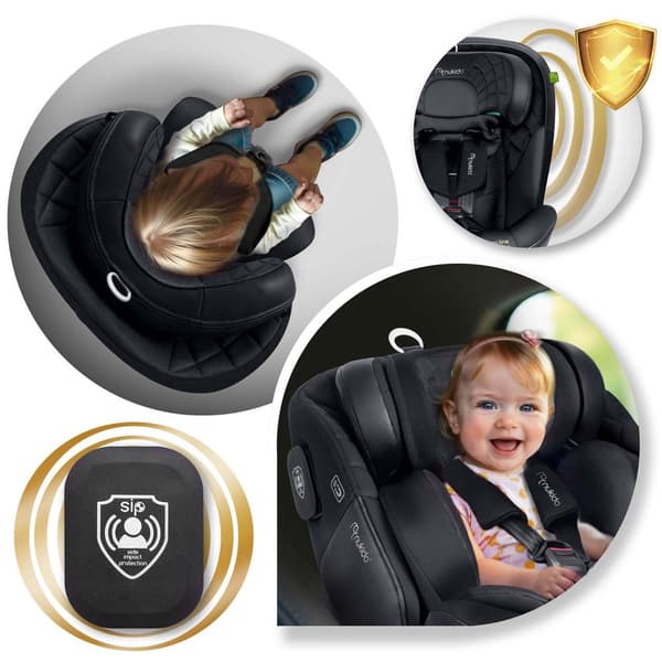 Nukido Aero Line Autostol Sort 0-36kg ISOFIX